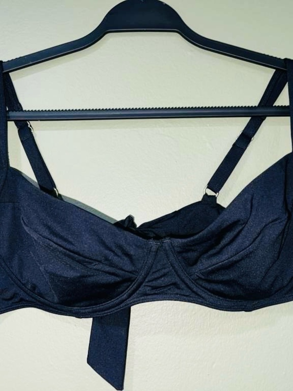 Monday Swimwear Black Underwire Balconette Bra